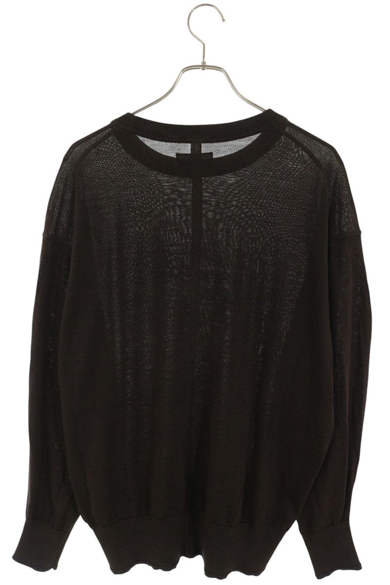PIPPIOLONO 26SS Crew Neck Knit Brown Size L