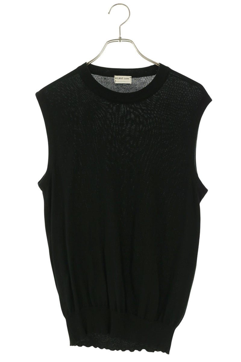 Helmut Lang Sleeveless Knit Black Size S