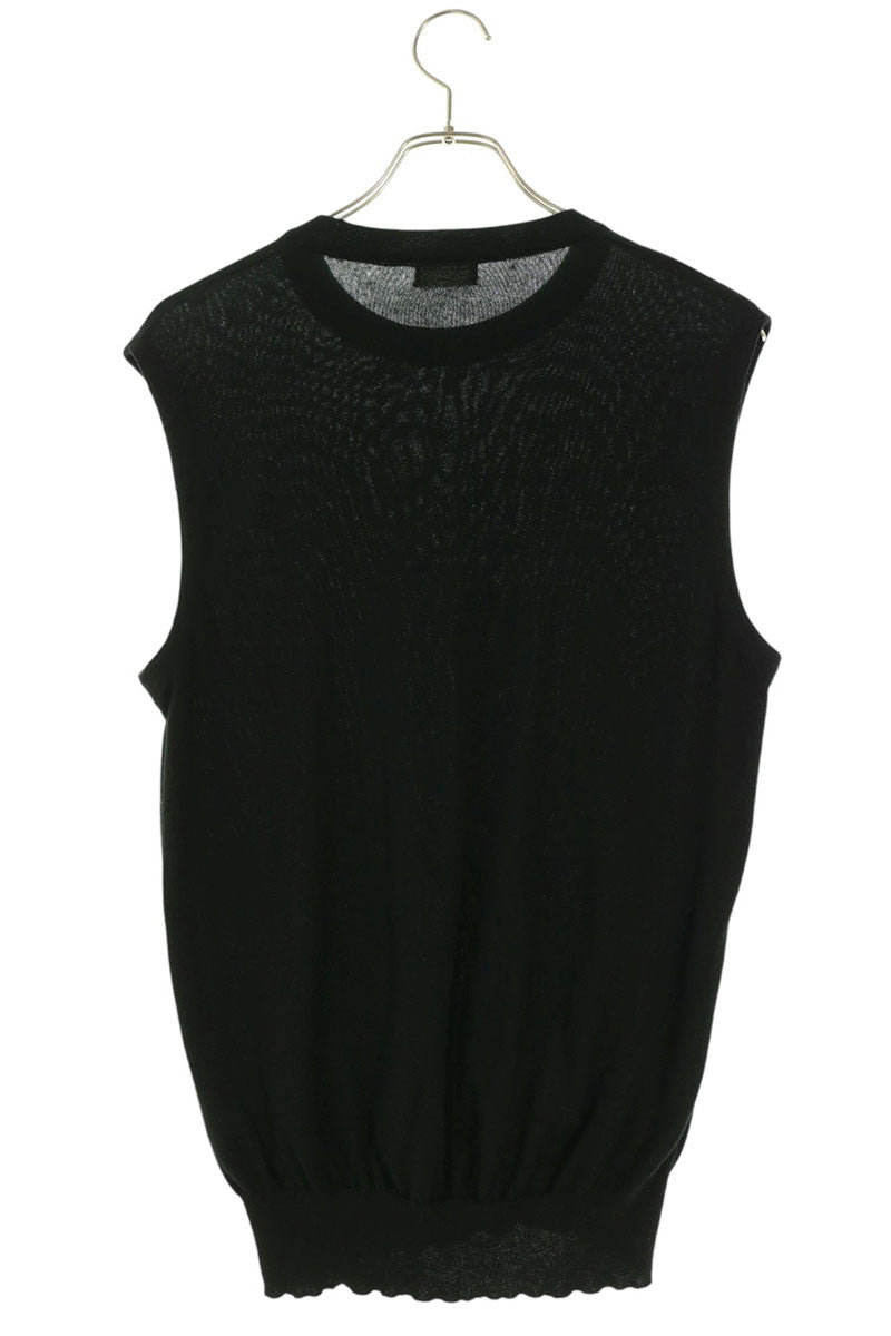 Helmut Lang Sleeveless Knit Black Size S