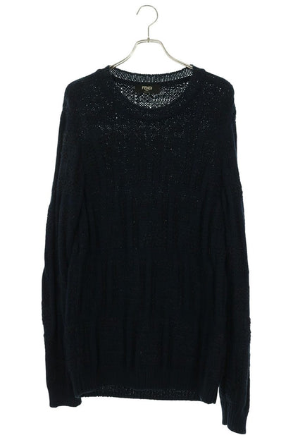 FENDI 24SS FF Monogram Logo Knit Size 54