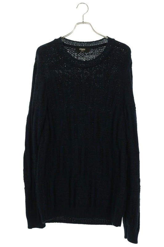 FENDI 24SS FF Monogram Logo Knit Size 54