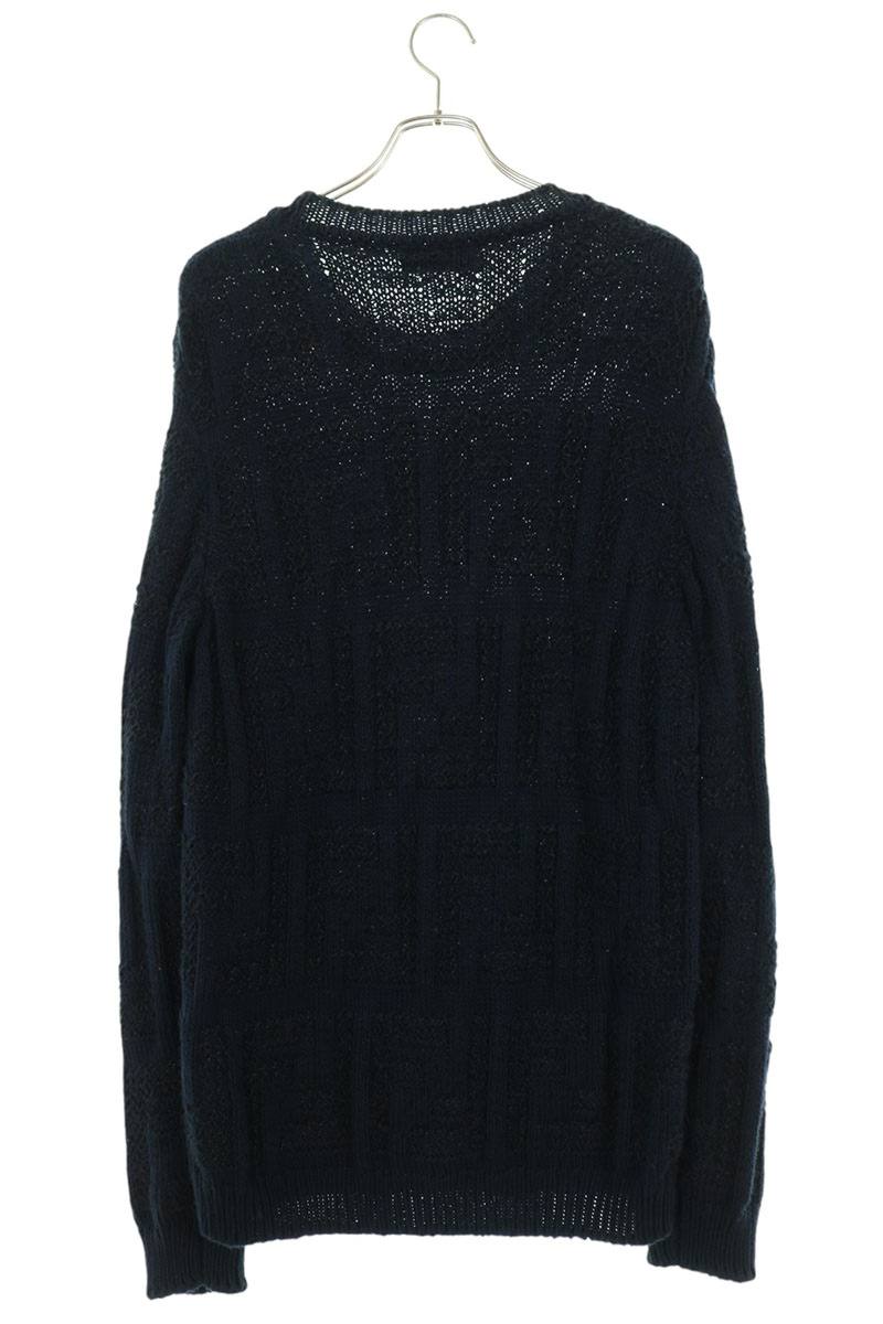 FENDI 24SS FF Monogram Logo Knit Size 54