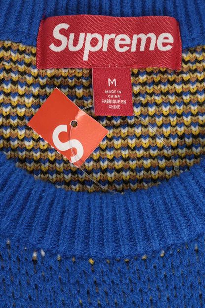 SUPREME 25AW ANTIHERO Logo Knit Sweater Blue Size M