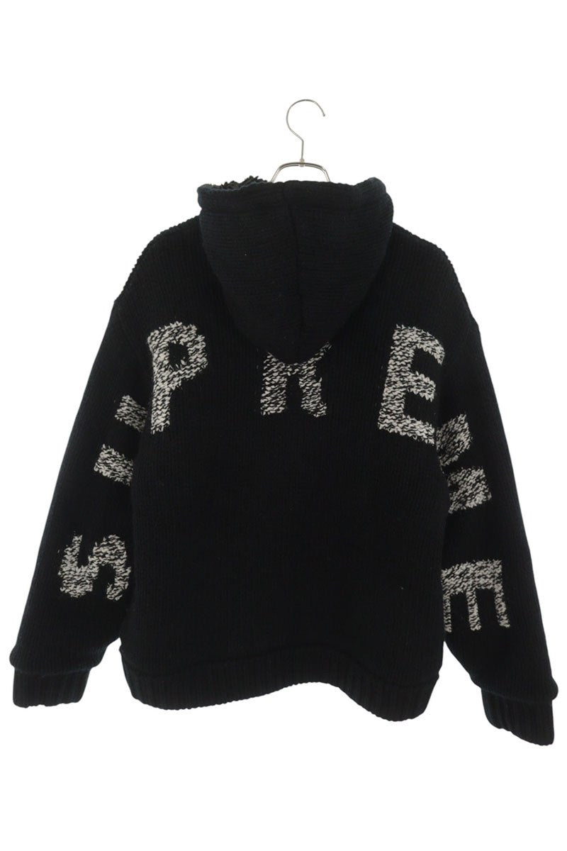 SUPREME 25AW Faux Shearling Lined Zip Up Hoodie Black Size M