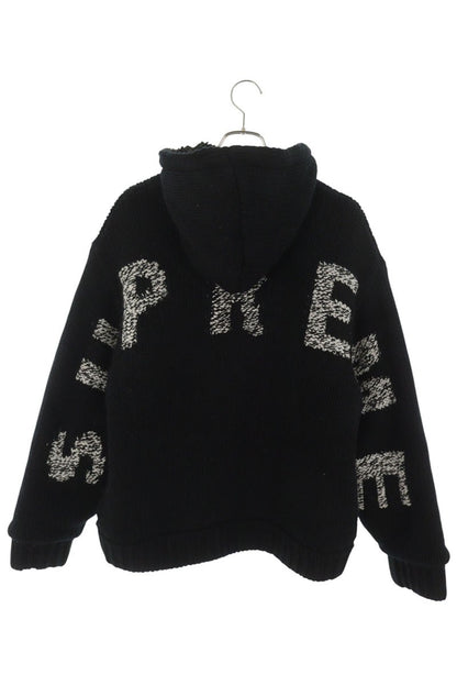 SUPREME 25AW Faux Shearling Lined Zip Up Hoodie Black Size M