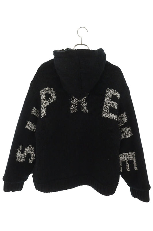 SUPREME 25AW Faux Shearling Lined Zip Up Hoodie Black Size M