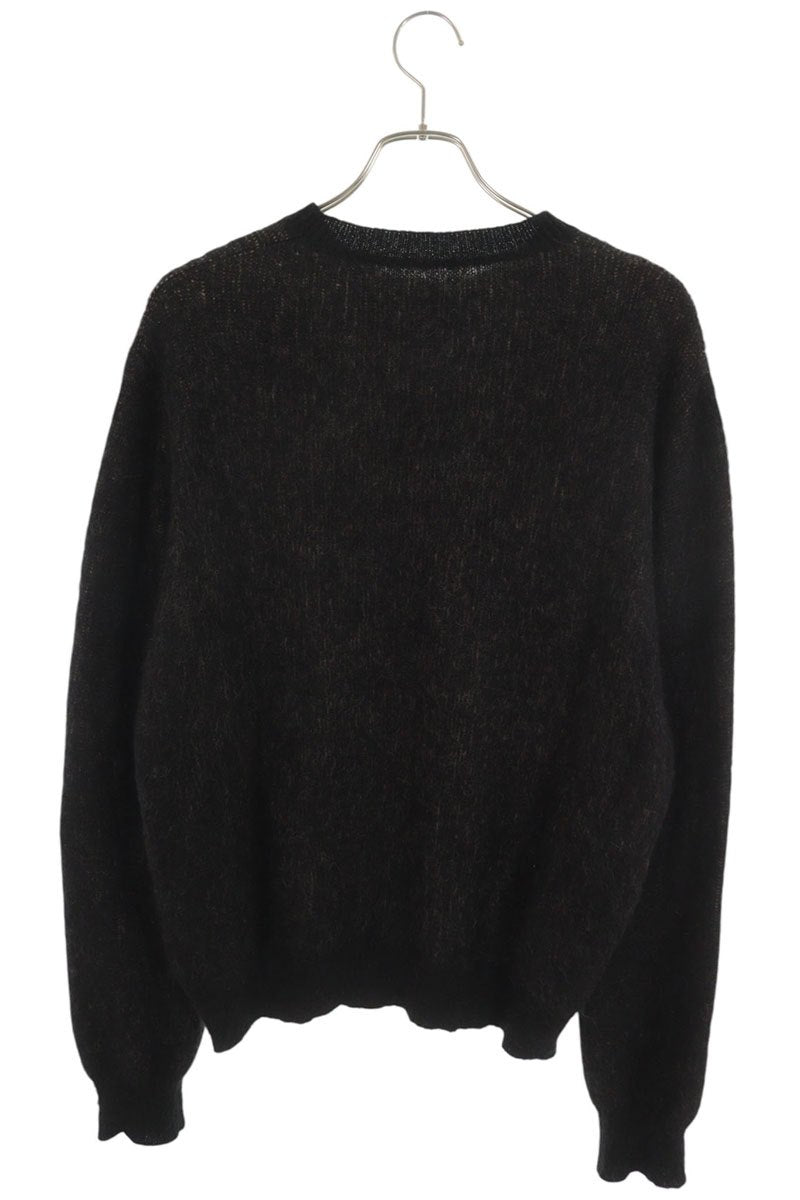 AMIRI Wolf Design Mohair Crewneck Sweater Size L