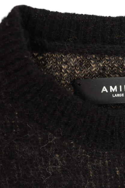 AMIRI Wolf Design Mohair Crewneck Sweater Size L