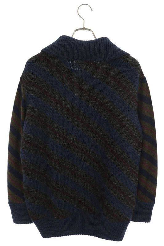 CHANEL Collared Alpaca Blend Wool Knit Size 40