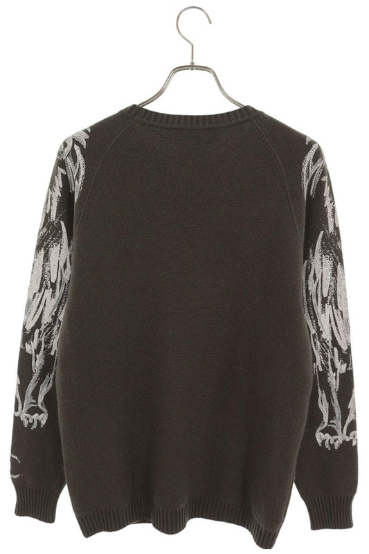 CHANEL Cashmere Paint Design Knit Size S