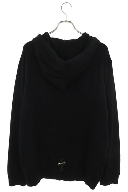 Chrome Hearts Black Cross Patch Cashmere Pullover Size XXL