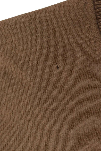 LOUISVUITTON Inside Out Neck Logo Cashmere Knit Size L
