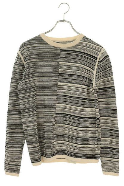 Rick Owens Striped Crew Neck Cotton Sweater Multi Size M