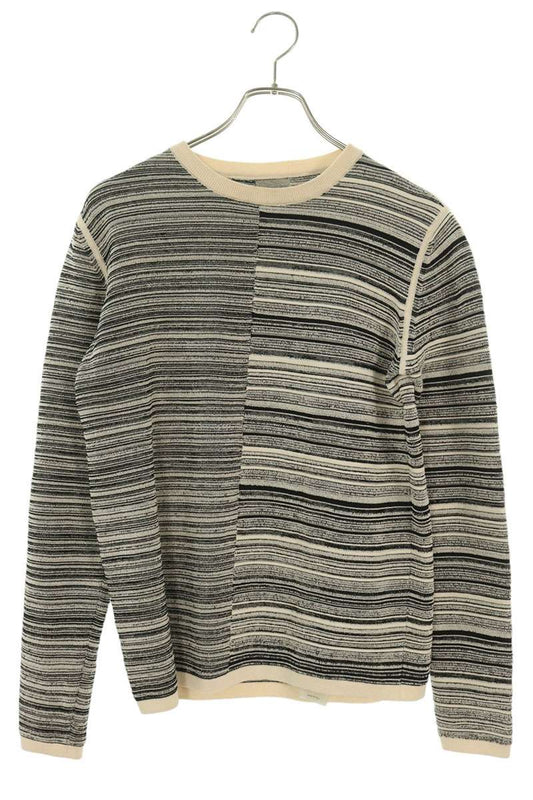 Rick Owens Striped Crew Neck Cotton Sweater Multi Size M