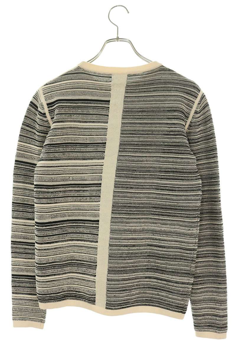 Rick Owens Striped Crew Neck Cotton Sweater Multi Size M