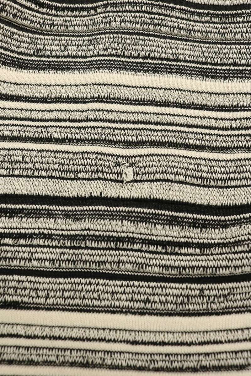 Rick Owens Striped Crew Neck Cotton Sweater Multi Size M