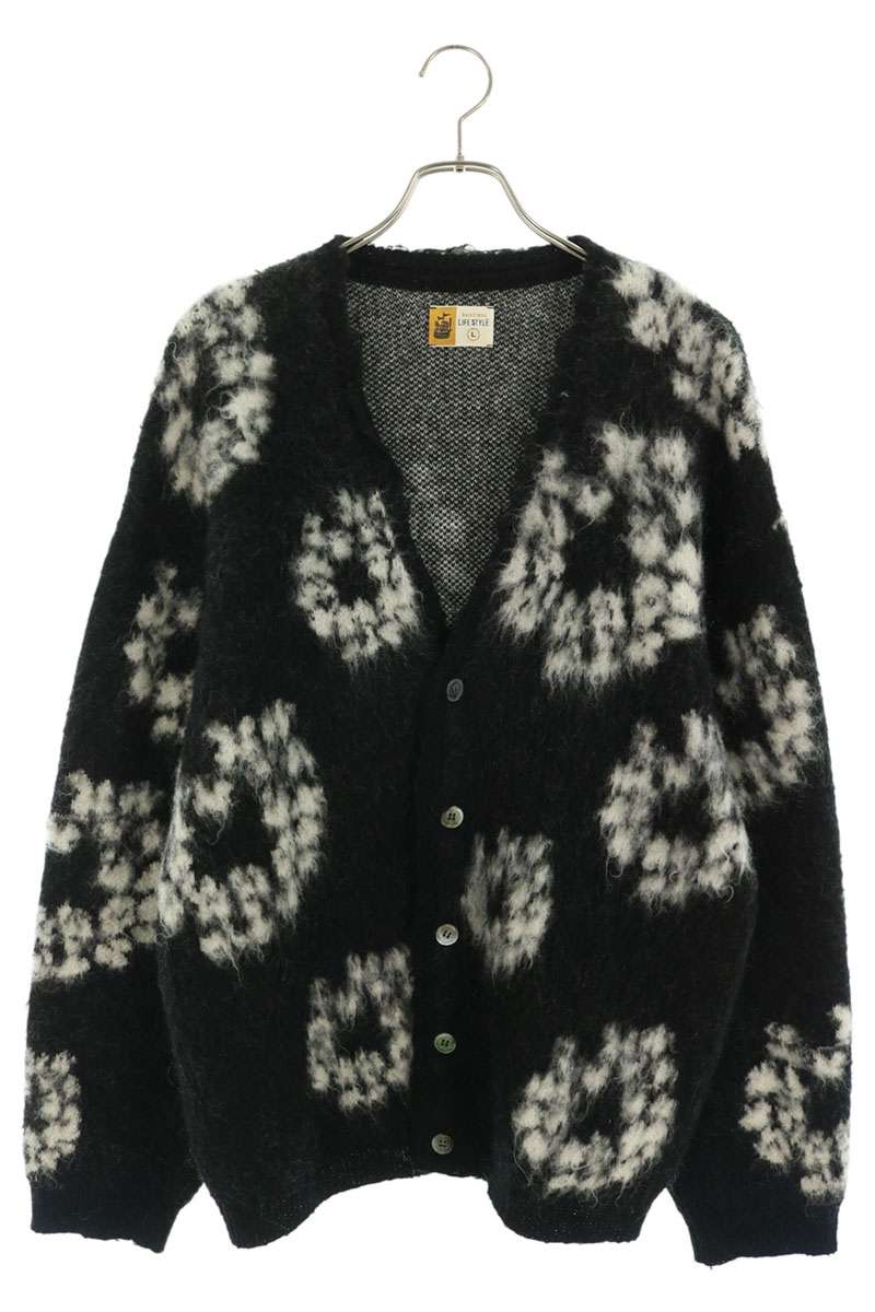 SAINT MICHAEL Flower Mohair Cardigan Multi Size L