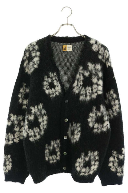 SAINT MICHAEL Flower Mohair Cardigan Multi Size L