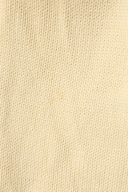 Palm Angels White Cotton Logo Embroidered Knit Size XL