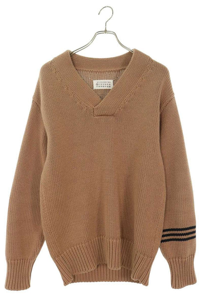Maison Margiela 18SS Leather Elbow Patch Knit Size M