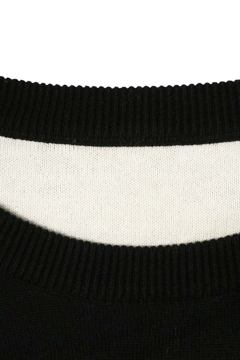 LOUISVUITTON Black Monogram Gradation Knit Size L