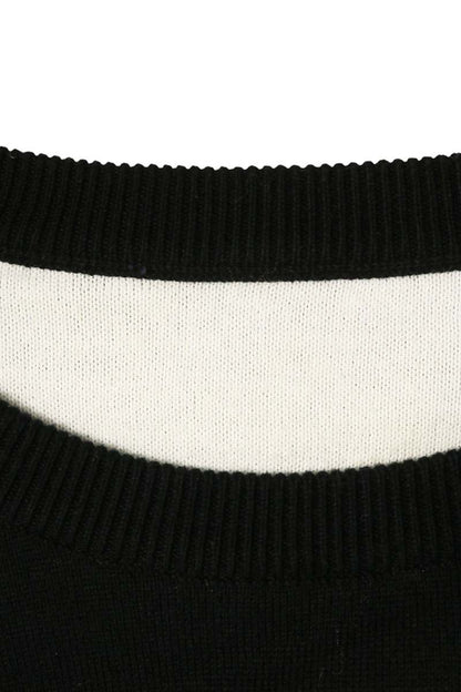 LOUISVUITTON Black Monogram Gradation Knit Size L