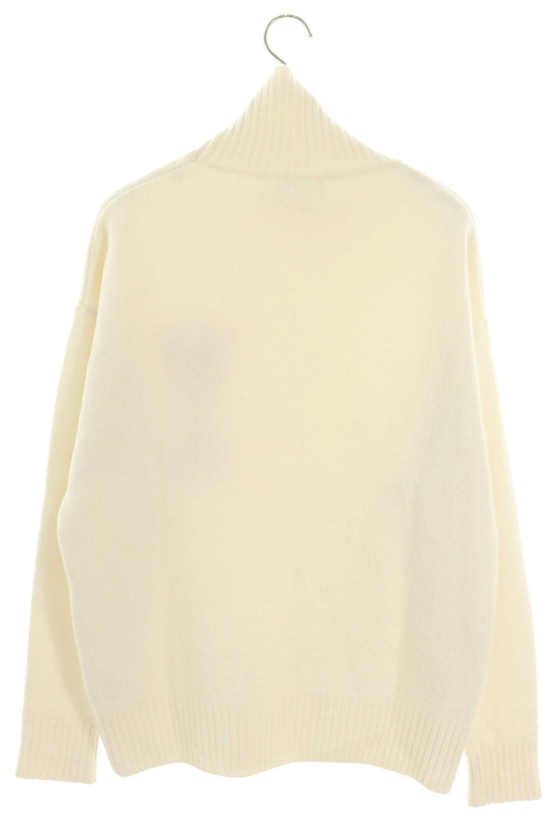 AMI Alexandre Mattiussi A Heart Logo Knit White/Red Size M