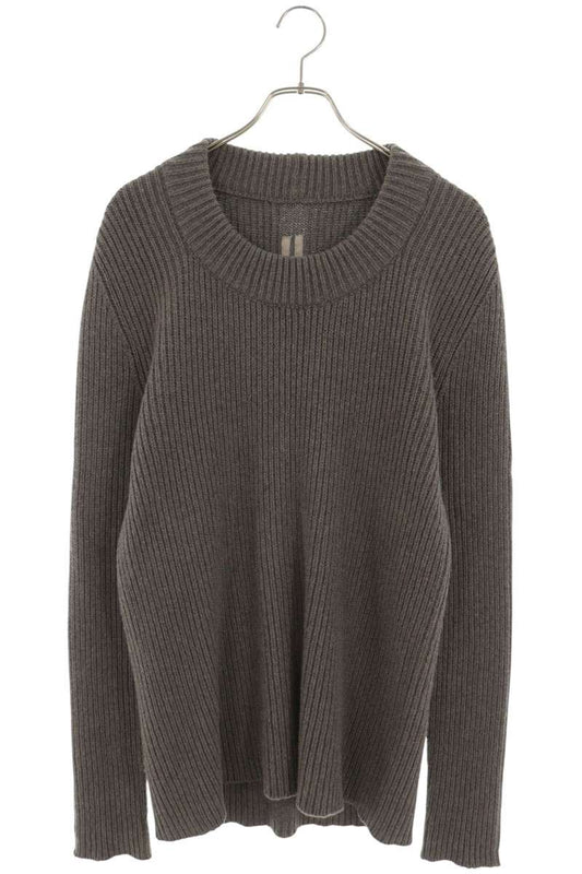 Rick Owens Cashmere Crewneck Knit Gray Size S