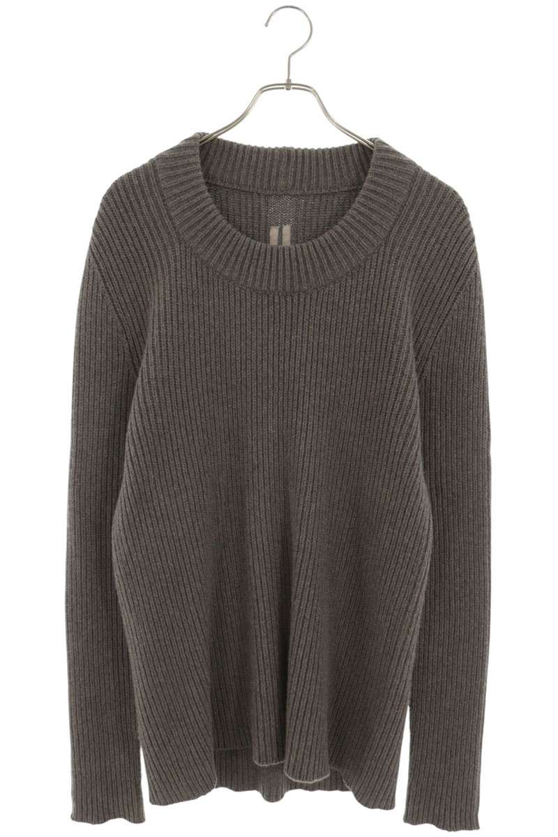 Rick Owens Cashmere Crewneck Knit Gray Size S