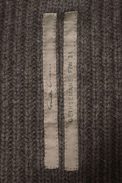 Rick Owens Cashmere Crewneck Knit Gray Size S