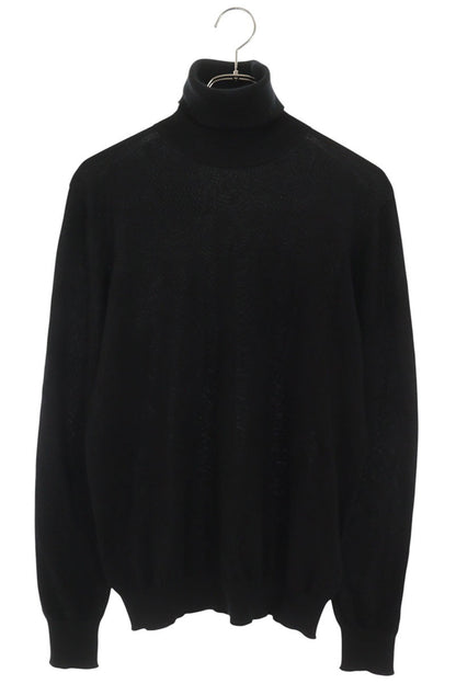 Dior HOMME CD Embroidery Turtleneck Knit Black Size S