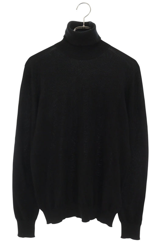 Dior HOMME CD Embroidery Turtleneck Knit Black Size S