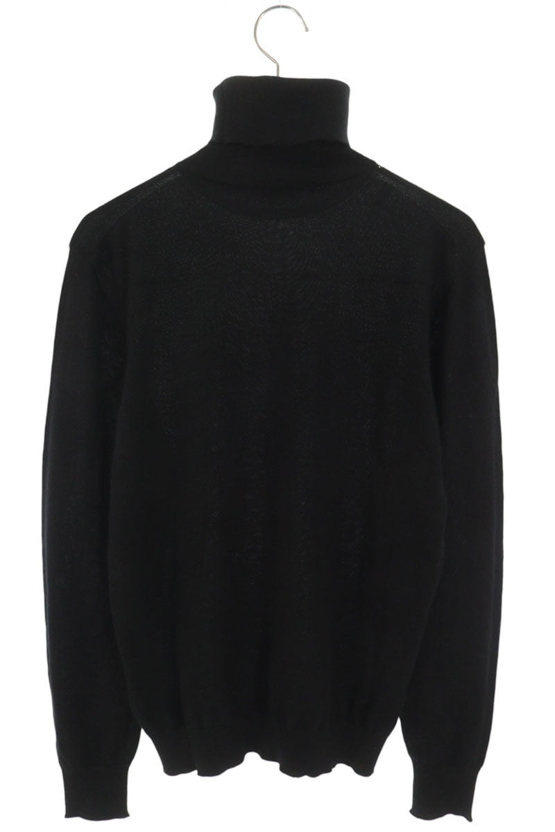 Dior HOMME CD Embroidery Turtleneck Knit Black Size S