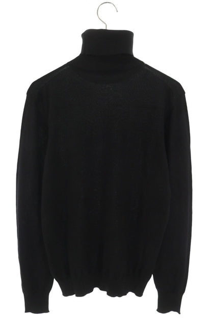 Dior HOMME CD Embroidery Turtleneck Knit Black Size S