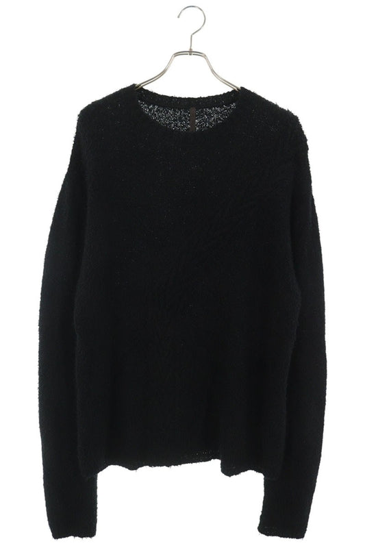 J.L-A.L Black Mohair Blend Knit Sweater Size L