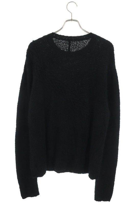 J.L-A.L Black Mohair Blend Knit Sweater Size L