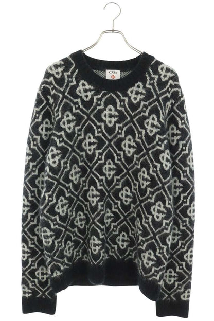 CASABLANCA 25AW Mohair Blend Crewneck Knit Multi Size L