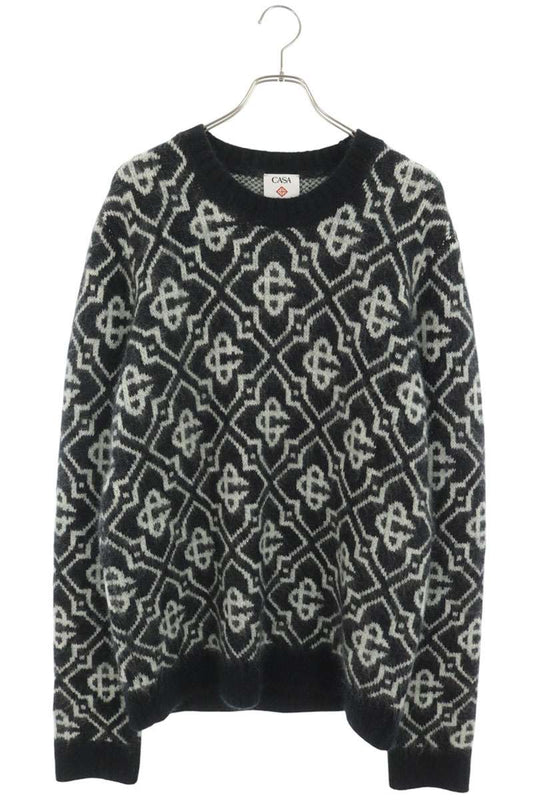 CASABLANCA 25AW Mohair Blend Crewneck Knit Multi Size L