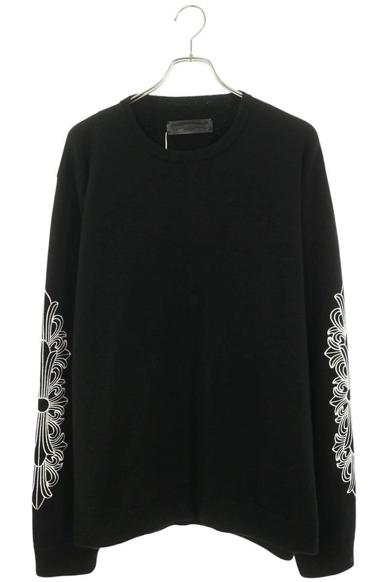 Chrome Hearts U LIFE SENTENCE Floral Cashmere Knit Size XXL