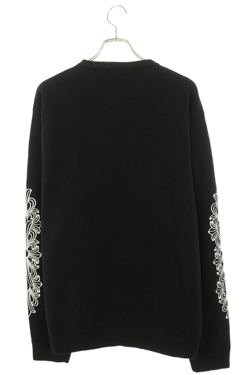 Chrome Hearts U LIFE SENTENCE Floral Cashmere Knit Size XXL