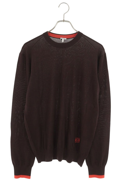 LOEWE 26SS Anagram Embroidered Wool Knit Size M