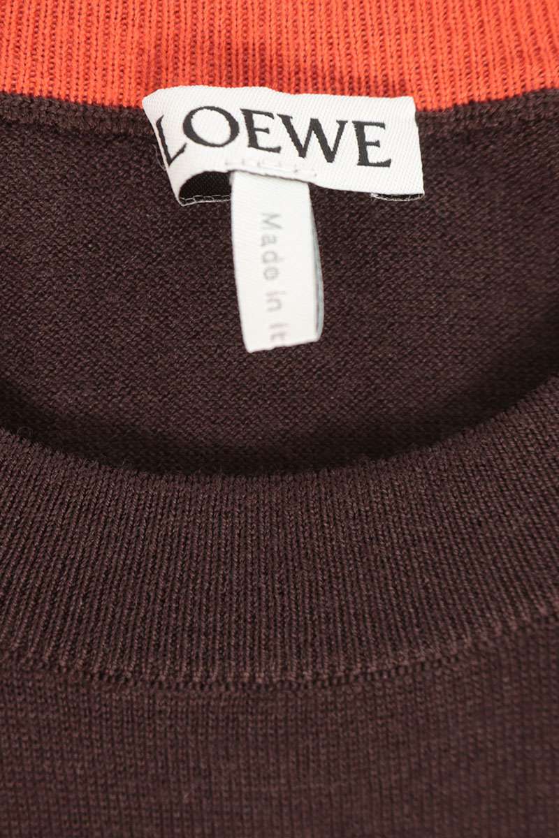 LOEWE 26SS Anagram Embroidered Wool Knit Size M