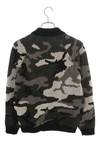 SUPREME 25AW Small Box Polo Sweater Black Gray Size S