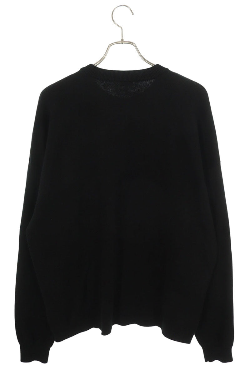 LOEWE Anagram Pocket Crewneck Knit Black Size M