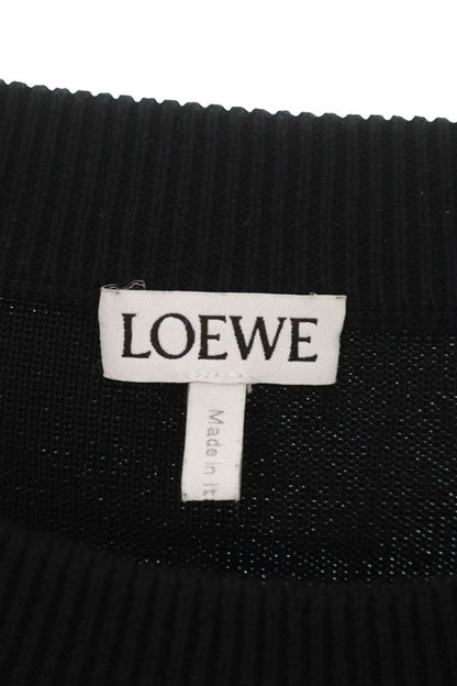 LOEWE Anagram Pocket Crewneck Knit Black Size M