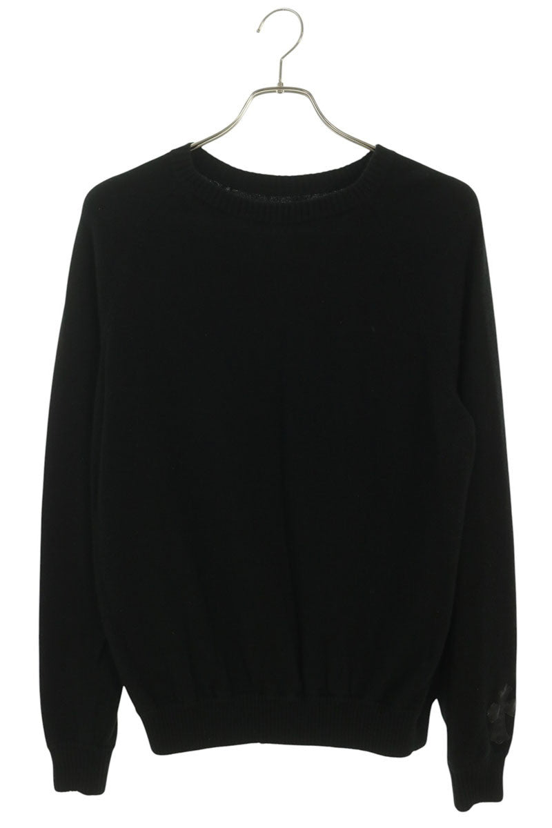 Chrome Hearts Layered CH Plus Patch Knit Black Size S