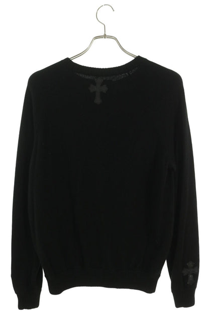 Chrome Hearts Layered CH Plus Patch Knit Black Size S