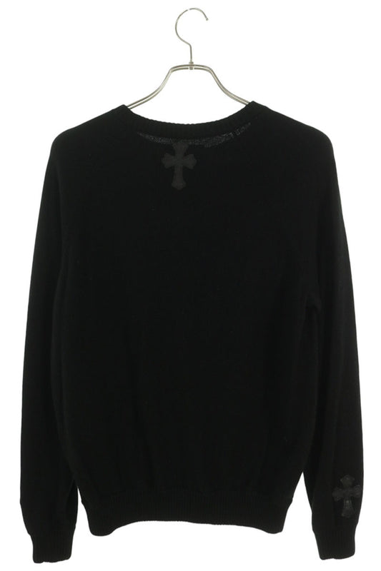 Chrome Hearts Layered CH Plus Patch Knit Black Size S