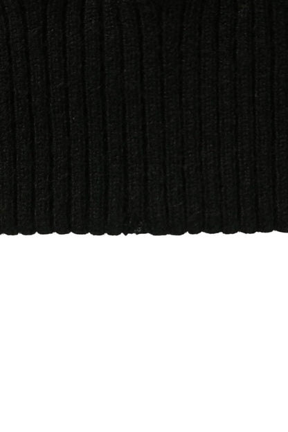 Chrome Hearts Layered CH Plus Patch Knit Black Size S