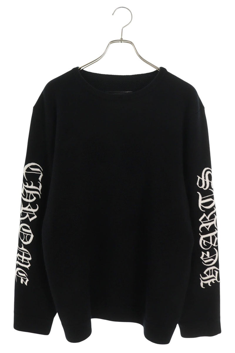 Chrome Hearts U LIFE SENTENCE Cashmere Crewneck Knit Size XL